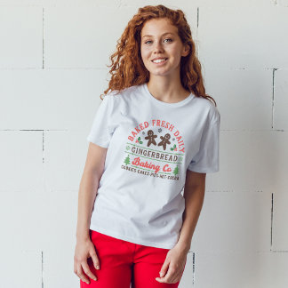 Camiseta Navidades de las cookies de Gingerbread