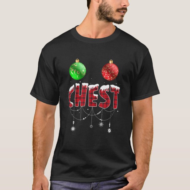 Camiseta Navidades De Las Nueces De Pecho A Las De La Parej (Anverso)