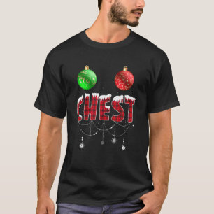 Camiseta Navidades De Las Nueces De Pecho A Las De La Parej