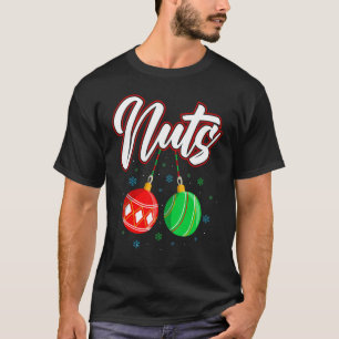 Camiseta Navidades De Las Nueces De Pecho En Pareja De Conf