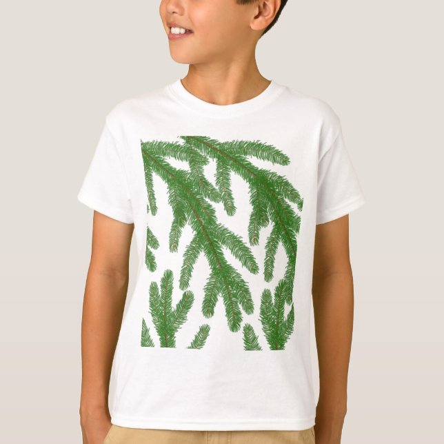 Camiseta Navidades de las ramas de árbol (Anverso)