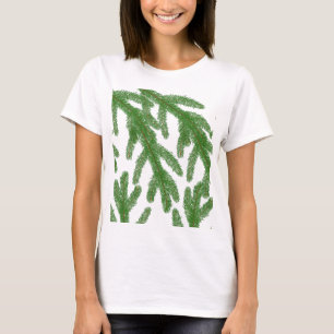 Camiseta Navidades de las ramas de árbol de aves T-Shirt