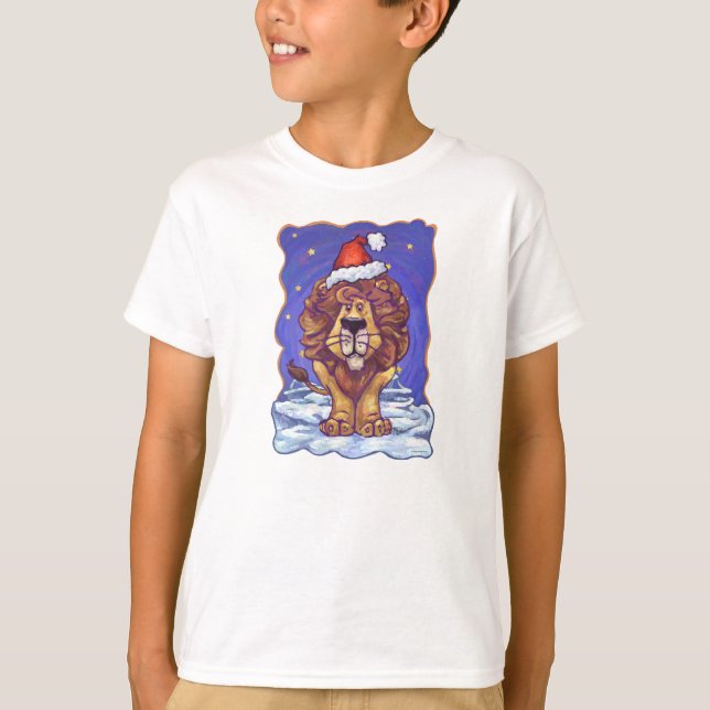 Camiseta Navidades de leones (Anverso)