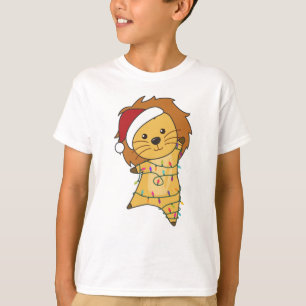 Camiseta Navidades de leones niegan a los animales de invie
