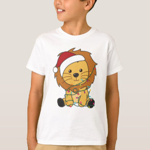 Camiseta Navidades de leones niegan a los animales de invie