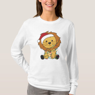 Camiseta Navidades de leones niegan a los animales de invie