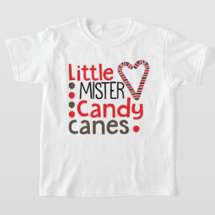 Camiseta Navidades de Little Mister Candy Canes