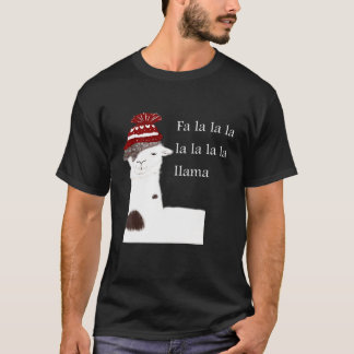 Camiseta Navidades de Llama diseñan a La Llama