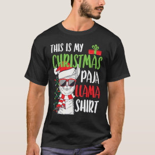 Camiseta Navidades De Llama, Pajama, Este Es Mi Paja Navida
