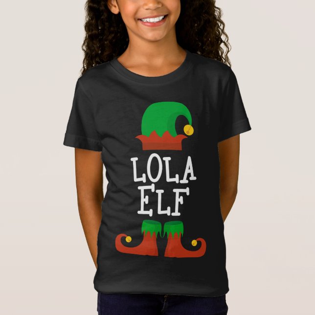 Camiseta Navidades de Lola Elf divertidas navidades (Anverso)