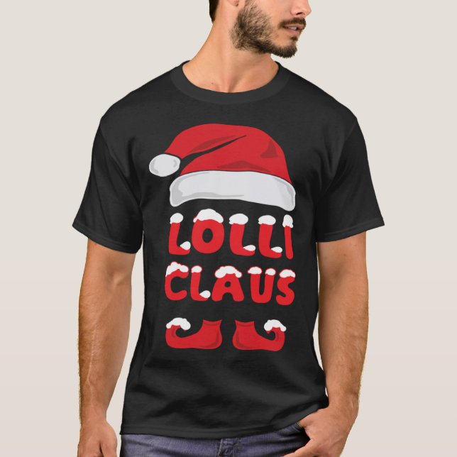 Camiseta Navidades de Lolli Claus coincidiendo con el abuel (Anverso)