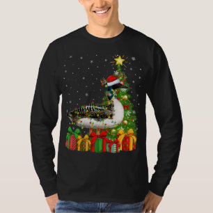 Camiseta Navidades de Loon Light Xmas Tree Santa Hat Loon