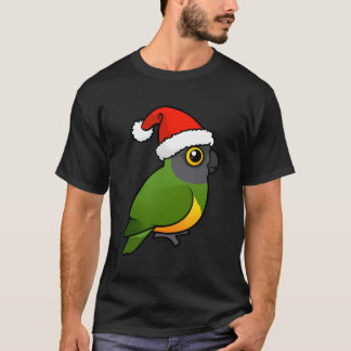 Camiseta Navidades de loro senegaleses entregan pájaro como