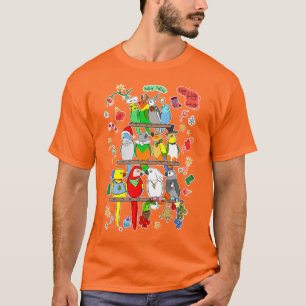 Camiseta Navidades de loros Holly Jolly