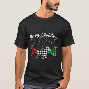 Camiseta Navidades de los amantes de los perros de Dachshun