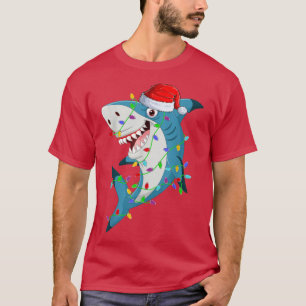 Camiseta Navidades de los amantes del pescado de tiburón al