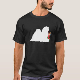 Camiseta Navidades De Los Apso De Lhasa Resistiendo A Perro
