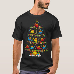 Camiseta Navidades de los Spinosaurus de Santa Dinosaur