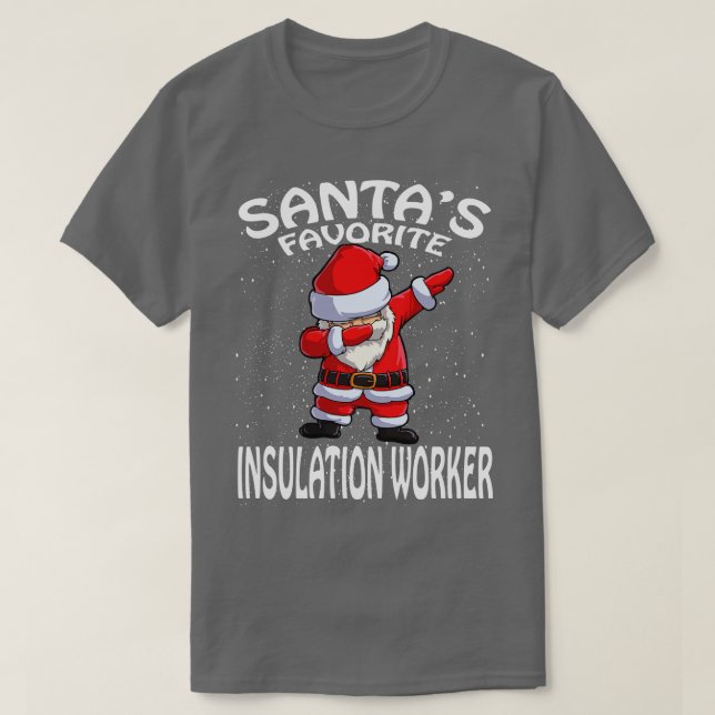 Camiseta Navidades de los trabajadores de aislamiento favor (Diseño del anverso)