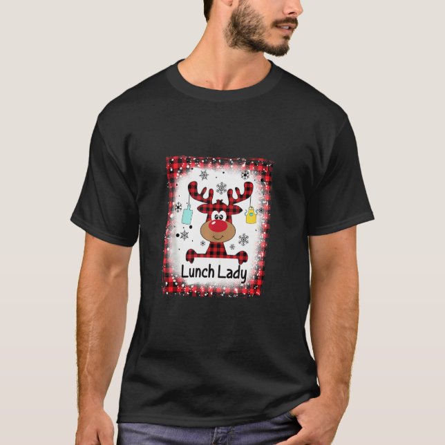Camiseta Navidades de Lunas Azucaradas Lechuga de Renos P D (Anverso)