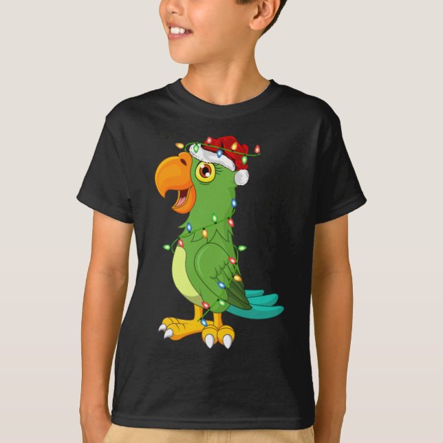 Camiseta Navidades de Macaw Bird Lover Xmas (Anverso)