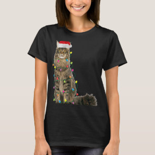 Camiseta Navidades de Maine Coon Cat 2020 Hombres Mujeres