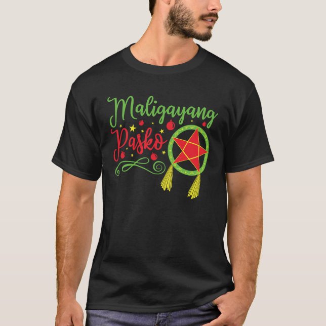 Camiseta Navidades de Maligayang Pasko Filipinas (Anverso)