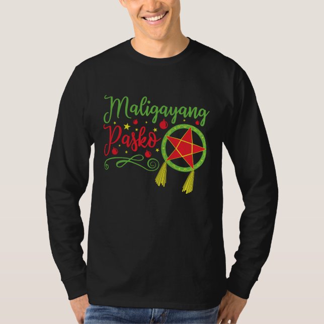Camiseta Navidades de Maligayang Pasko Filipinas (Anverso)