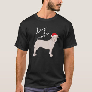 Camiseta Navidades de Mamá Perro con el Toro Blanco America