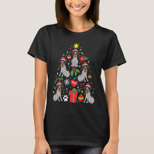 Camiseta Navidades de manos con cable alemanes perro