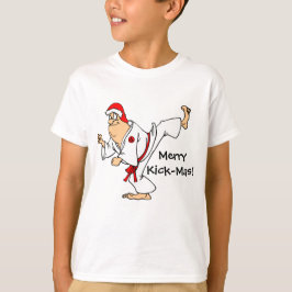 Camiseta Navidades de Martial Arts Merry Kick-Mas