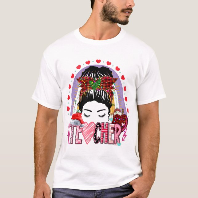 Camiseta Navidades de matemáticas de amor - Coincidencia de (Anverso)
