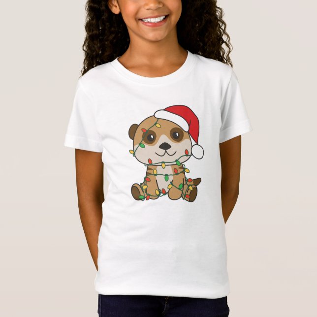 Camiseta Navidades de Meerkat Animales De Invierno Vacacion (Anverso)