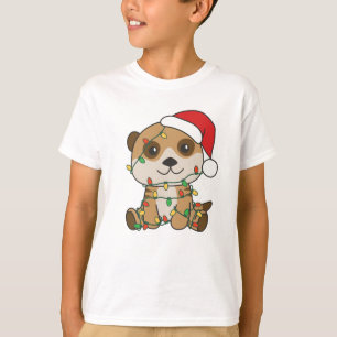 Camiseta Navidades de Meerkat Animales De Invierno Vacacion
