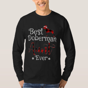 Camiseta Navidades de Mejor Tía Doberman
