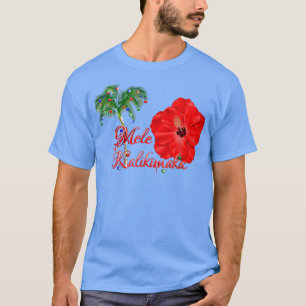 Camiseta Navidades de Mele Kalikimaka en Hawái 