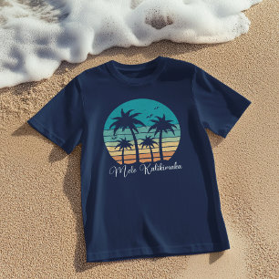 Camiseta Navidades de Mele Kalikimaka Tropical Sunset