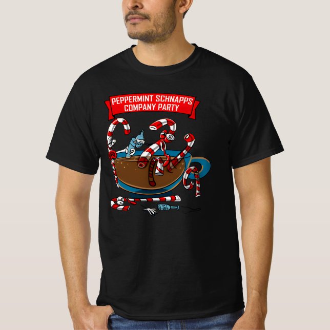 Camiseta navidades de menta (Anverso)