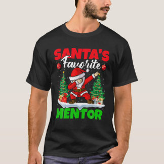 Camiseta Navidades de mentores favoritos de Santa Claus