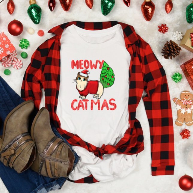 Camiseta Navidades de Meowy Catmas (Subido por el creador)
