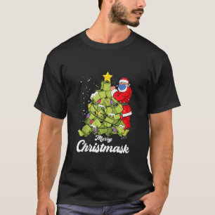 Camiseta Navidades de Merry Christmask 2020 Cuarentena Sant