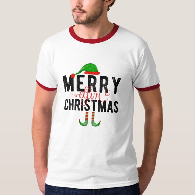 Camiseta Navidades de Merry Elfin (Anverso)