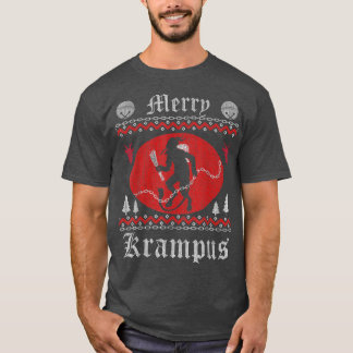 Camiseta Navidades de Merry Krampus Navidad Horror Sudor Su