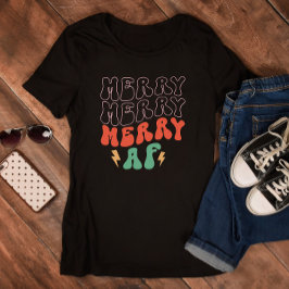 Camiseta Navidades de Merry Merry AF