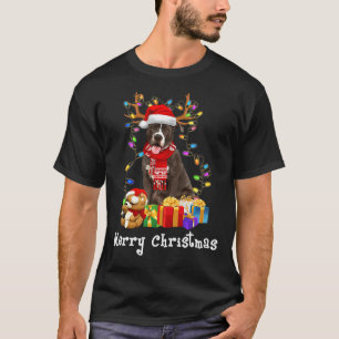 Camiseta Navidades de Merry Pitmas Pit Bull Lover
