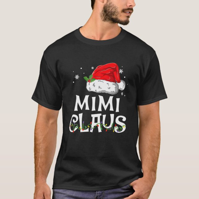 Camiseta Navidades de Mimi Claus Familia Pajama Matando Nav (Anverso)