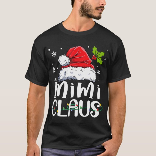 Camiseta Navidades de Mimi Claus Familia Pajama Matando Nav (Anverso)