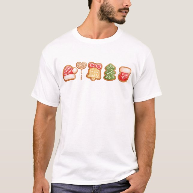 Camiseta Navidades de moda de Guay Festividad de Gingerbrea (Anverso)