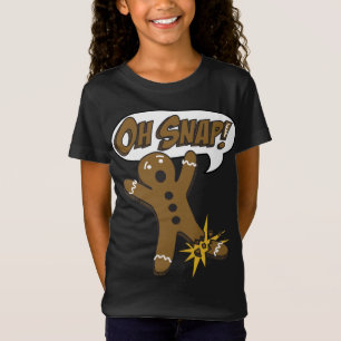 Camiseta Navidades de moda Gingerbread Man Oh Snap!