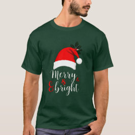 Camiseta Navidades de moda Tee Merry & Bright Festibes Vibe